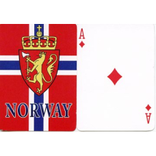 Norway Flag with Crest Deck of Playing Cards